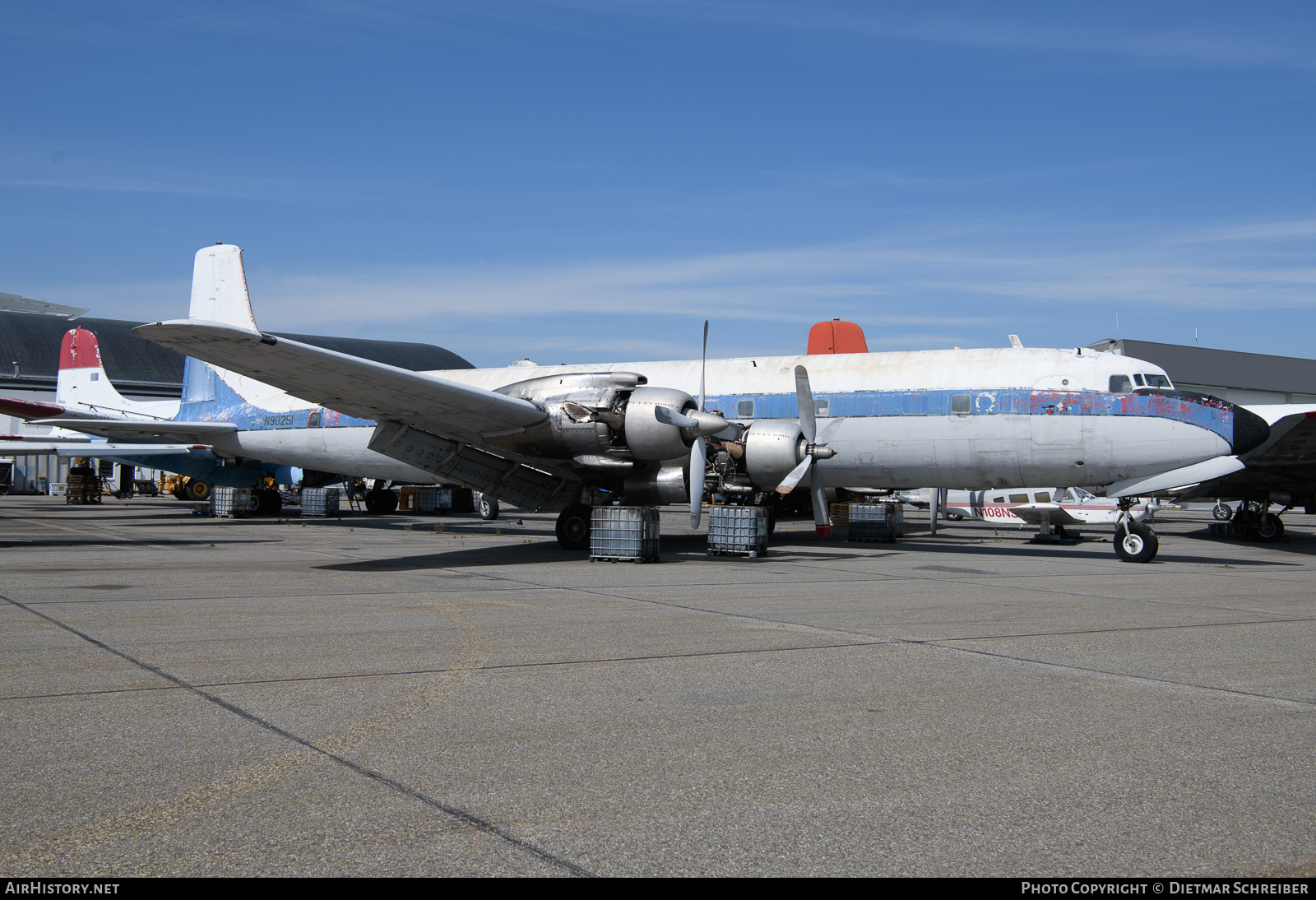 Aircraft Photo of N90251 | Douglas DC-7C | Brooks Fuel | AirHistory.net #645537