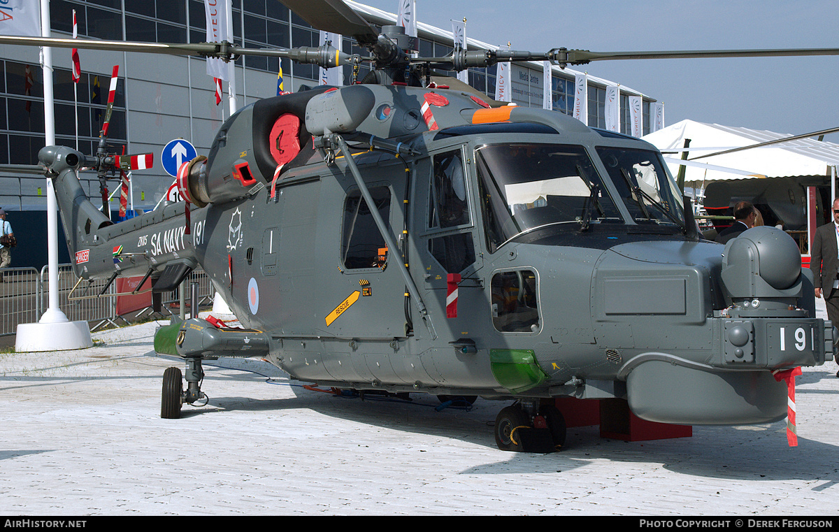 Aircraft Photo of ZK115 / 191 | Westland WG-13 Super Lynx Mk64 | South Africa - Navy | AirHistory.net #645541