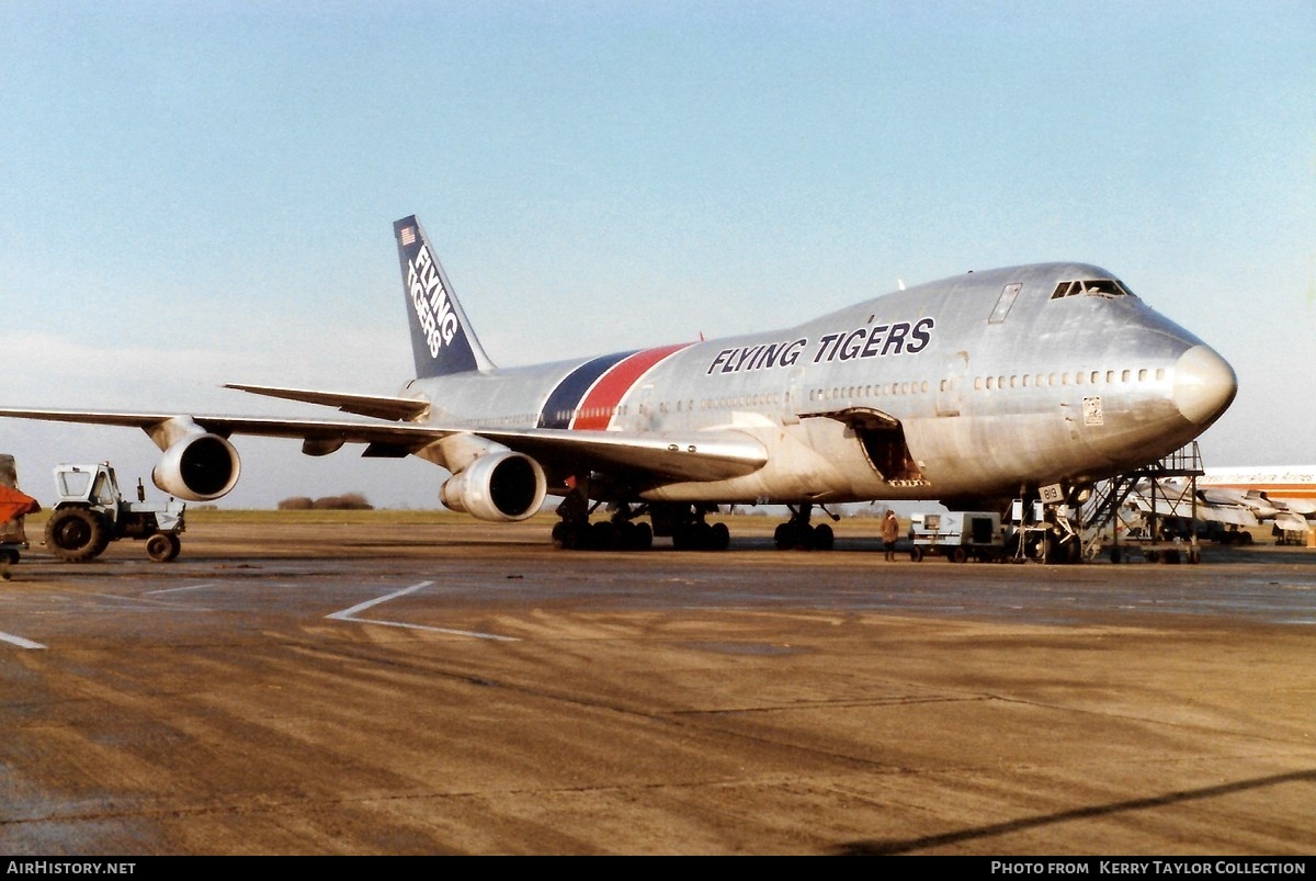 Aircraft Photo of N819FT | Boeing 747-121(F) | Flying Tiger Line | AirHistory.net #645551