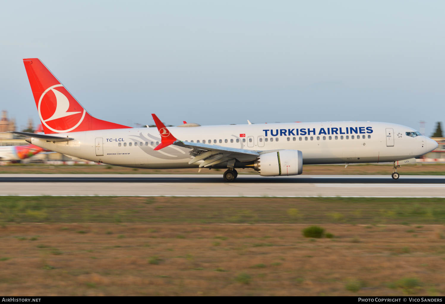 Aircraft Photo of TC-LCL | Boeing 737-8 Max 8 | Turkish Airlines | AirHistory.net #645557