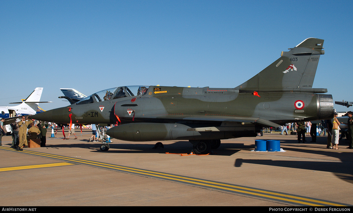 Aircraft Photo of 603 | Dassault Mirage 2000D | France - Air Force | AirHistory.net #645598