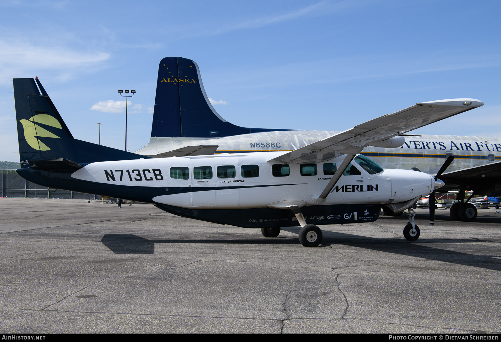 Aircraft Photo of N713CB | Cessna 208B Grand Caravan | Merlin Labs | AirHistory.net #645600