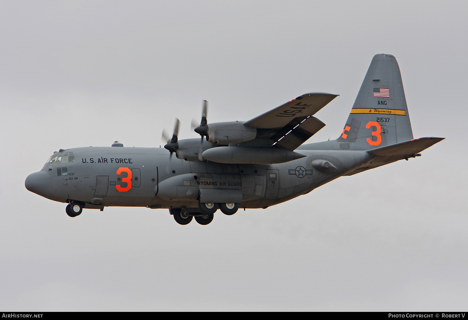 Aircraft Photo of 92-1537 / 21537 | Lockheed C-130H-3 Hercules | USA - Air Force | AirHistory.net #645605