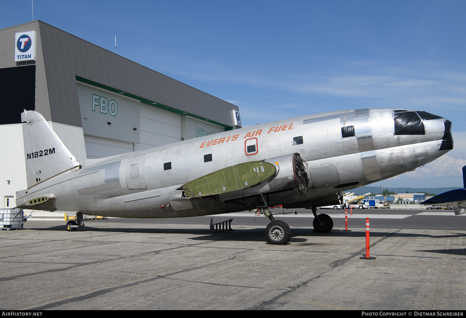 Aircraft Photo of N1822M | Curtiss C-46F Commando | Everts Air Fuel | AirHistory.net #645612