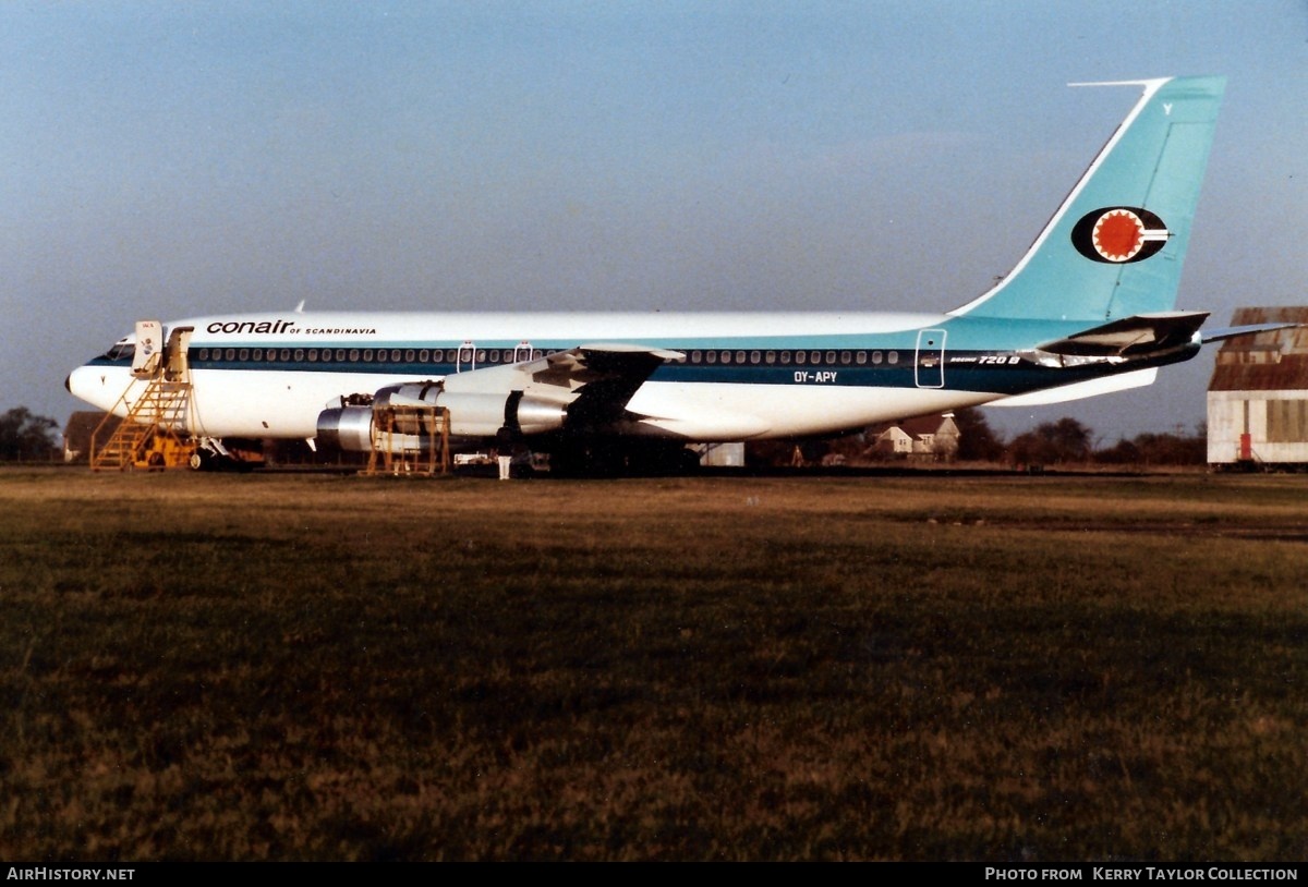 Aircraft Photo of OY-APY | Boeing 720-051B | Conair of Scandinavia | AirHistory.net #645627