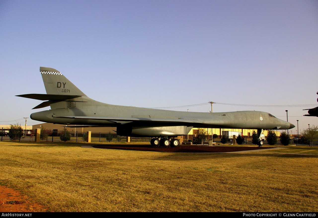 Aircraft Photo of 83-0071 | Rockwell B-1B Lancer | USA - Air Force | AirHistory.net #645633