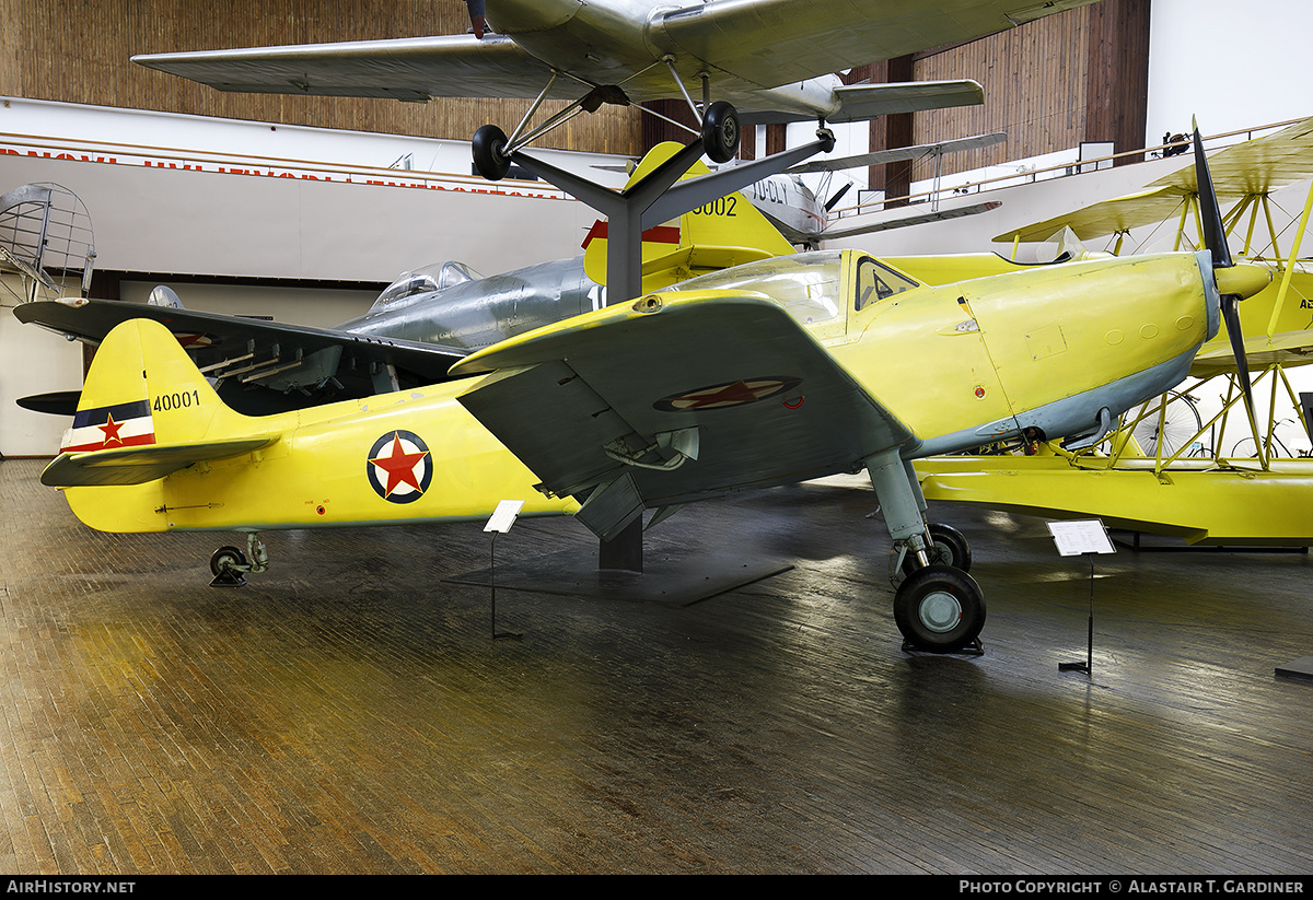 Aircraft Photo of 40001 | Utva Aero 3 | Yugoslavia - Air Force | AirHistory.net #645650