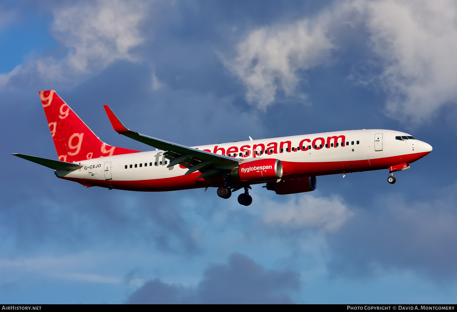 Aircraft Photo of G-CEJO | Boeing 737-8BK | Flyglobespan | AirHistory.net #645659