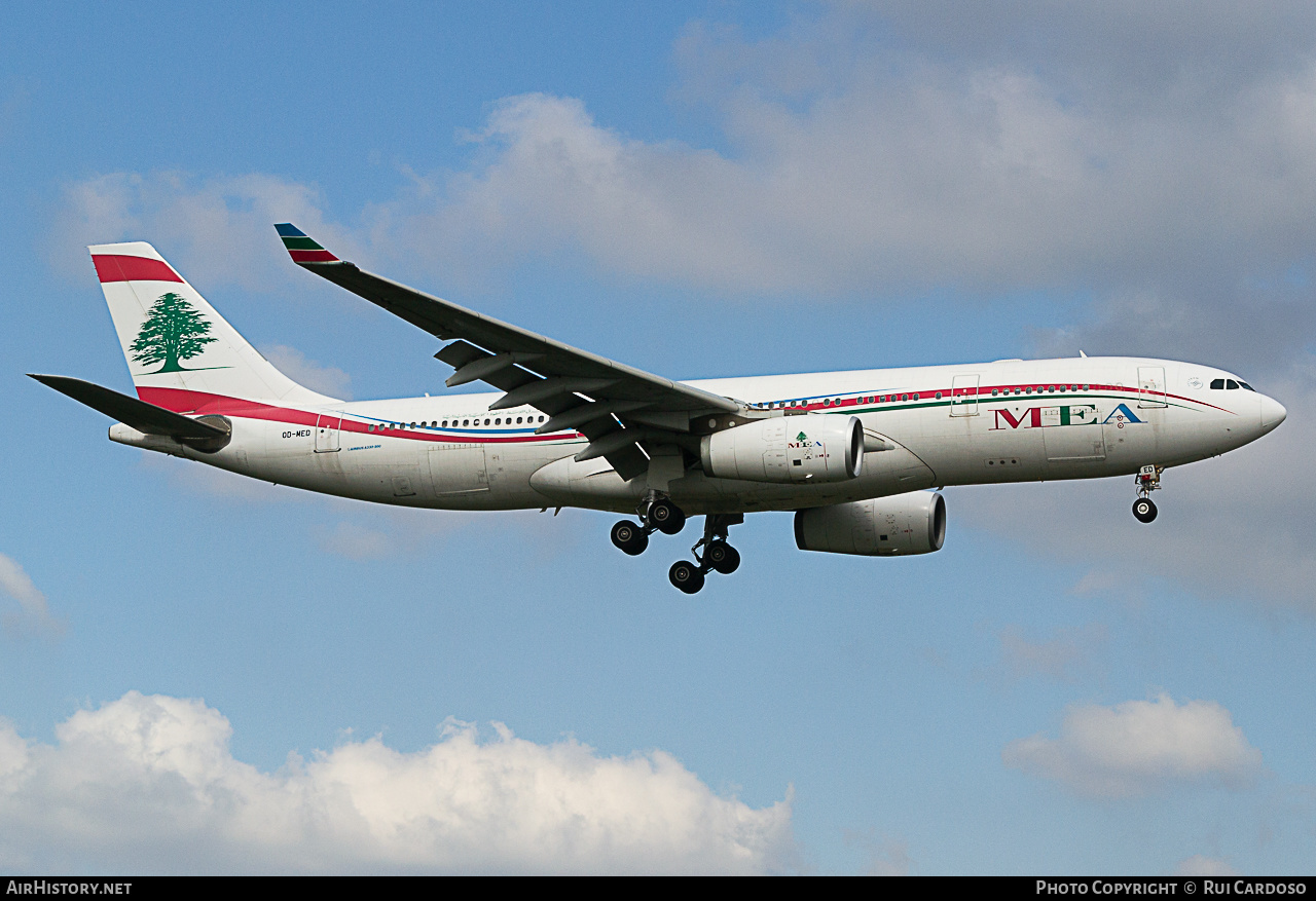 Aircraft Photo of OD-MED | Airbus A330-243 | MEA - Middle East Airlines | AirHistory.net #645667