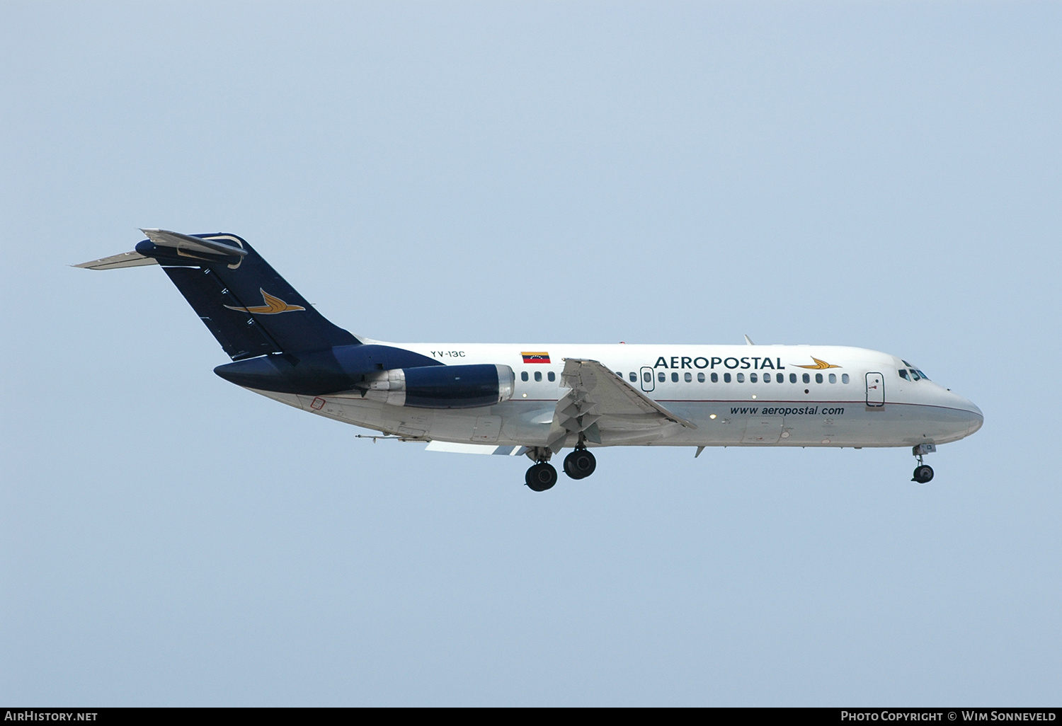 Aircraft Photo of YV-13C | McDonnell Douglas DC-9-21 | Aeropostal | AirHistory.net #645668