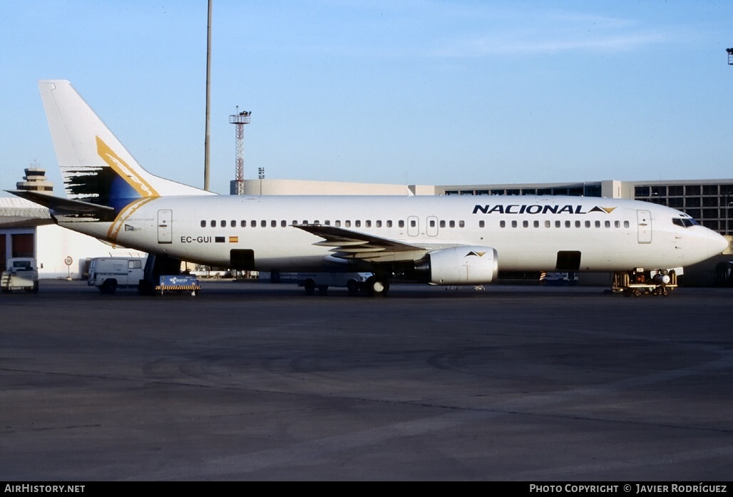 Aircraft Photo of EC-GUI | Boeing 737-4Y0 | Nacional Transportes Aéreos | AirHistory.net #645683