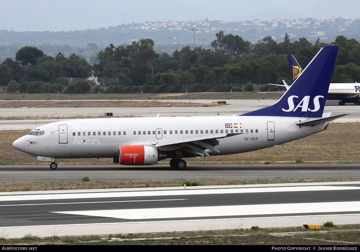 Aircraft Photo of SE-RER | Boeing 737-7BX | Scandinavian Airlines - SAS | AirHistory.net #645686