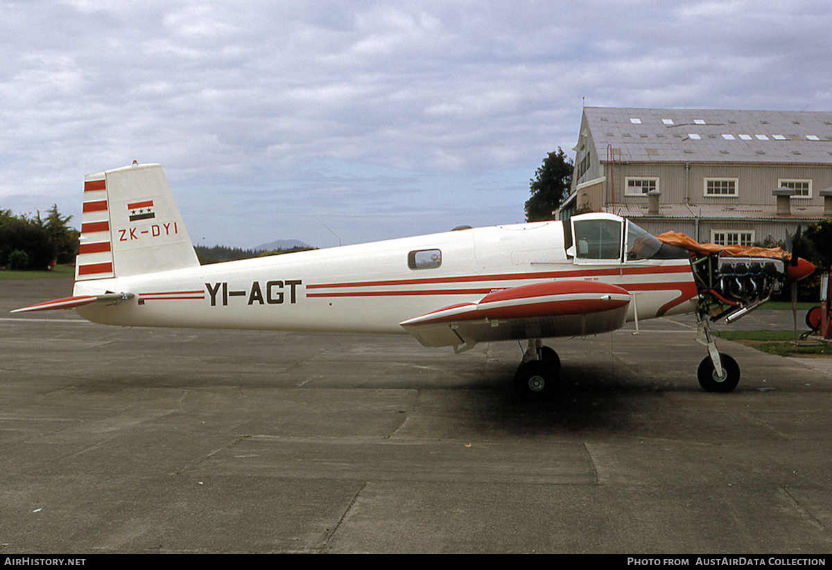 Aircraft Photo of ZK-DYI / YI-AGT | Fletcher FU-24-950 | AirHistory.net #645726