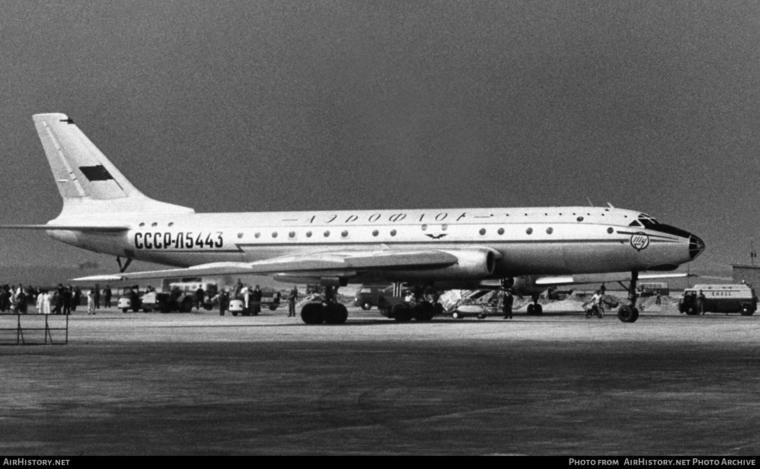 Aircraft Photo of CCCP-L5443 / CCCP-Л5443 | Tupolev Tu-104A | Aeroflot | AirHistory.net #645729