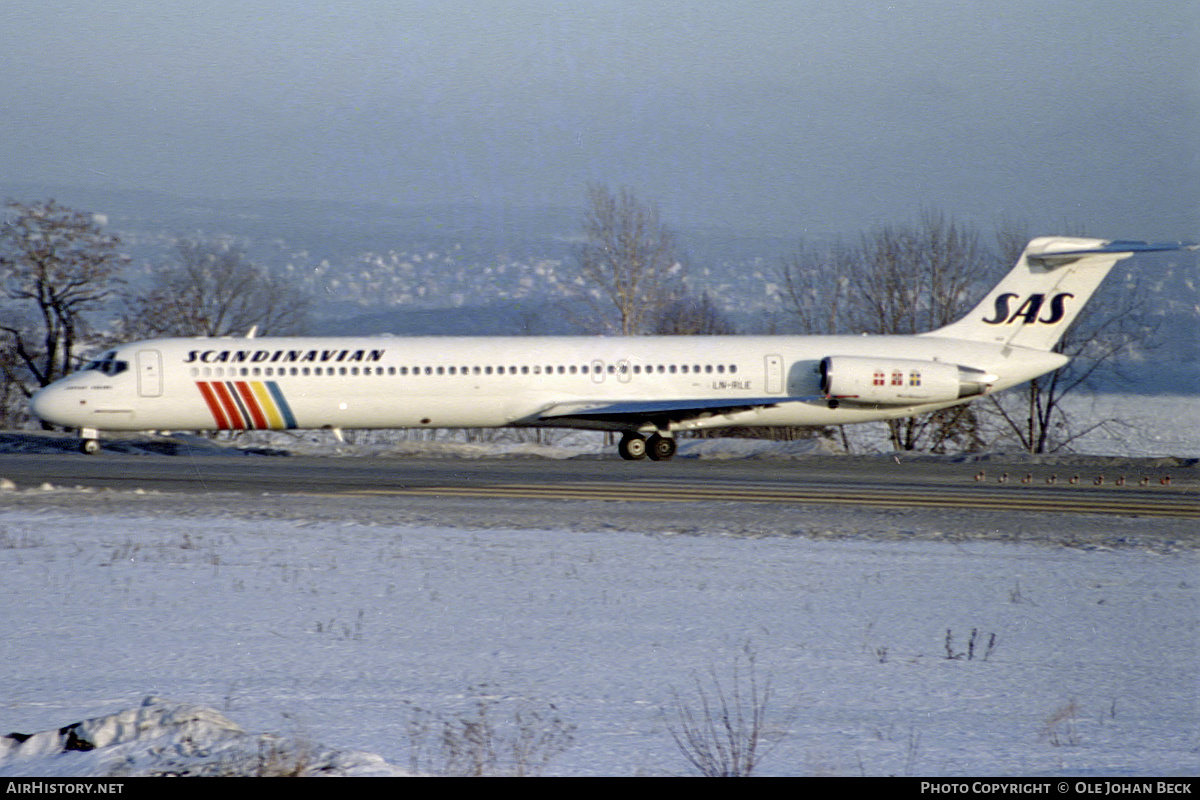 Aircraft Photo of LN-RLE | McDonnell Douglas MD-81 (DC-9-81) | Scandinavian Airlines - SAS | AirHistory.net #645741