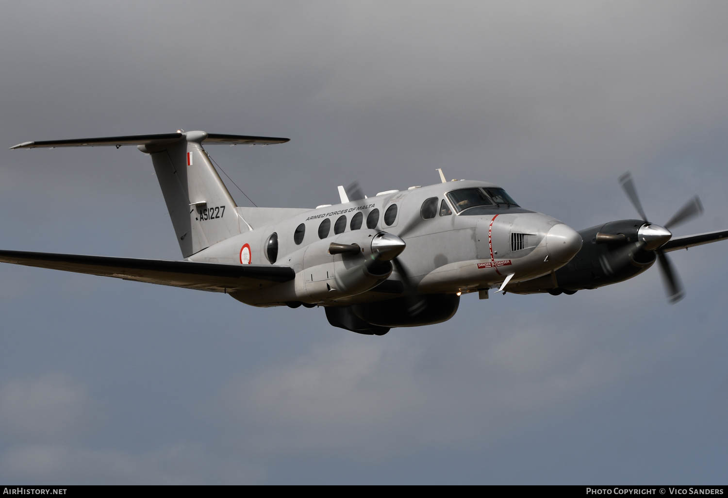 Aircraft Photo of AS1227 | Hawker Beechcraft B200 King Air | Malta - Air Force | AirHistory.net #645745