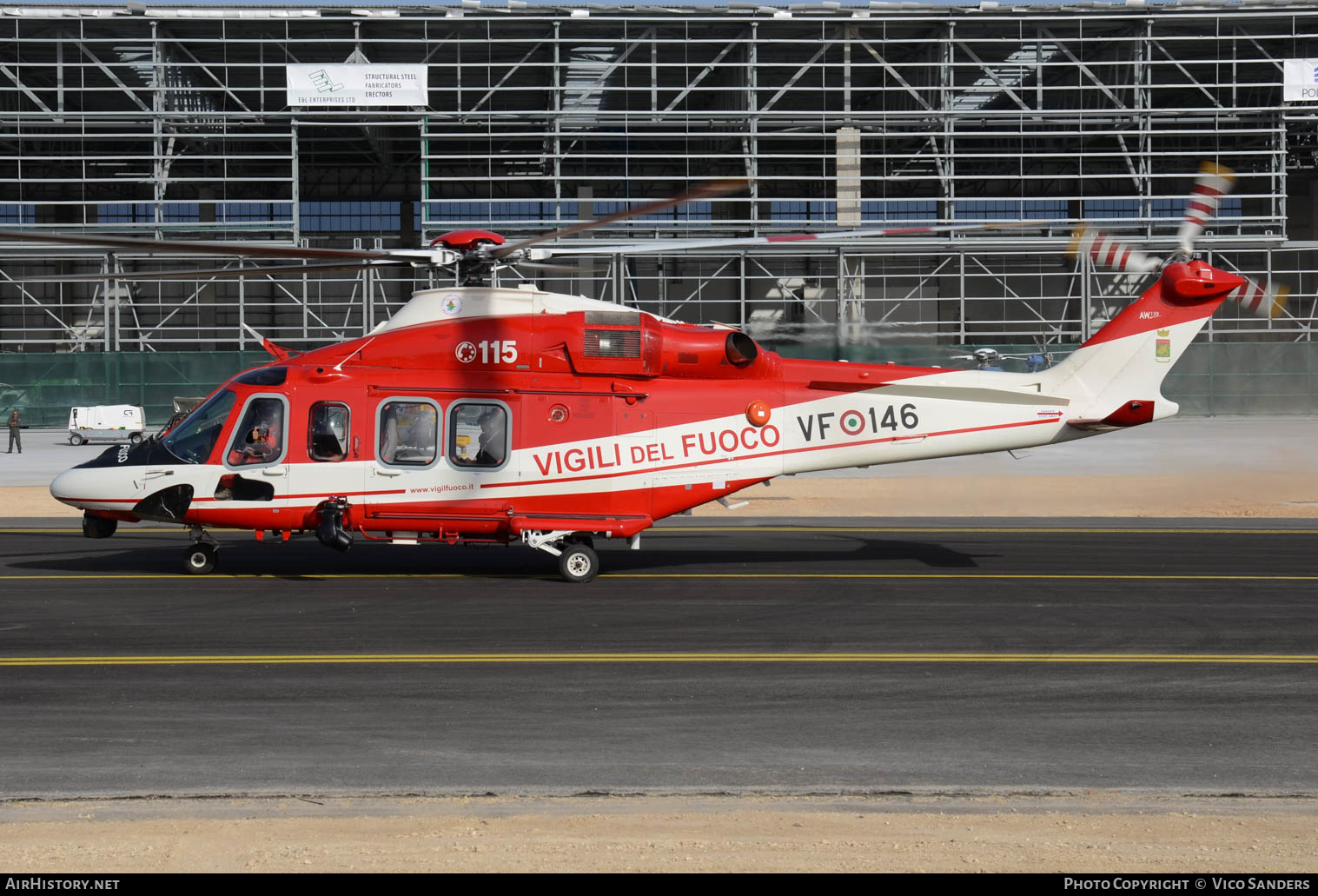 Aircraft Photo of VF-146 | AgustaWestland AW-139 | Italy - Vigili del Fuoco | AirHistory.net #645757