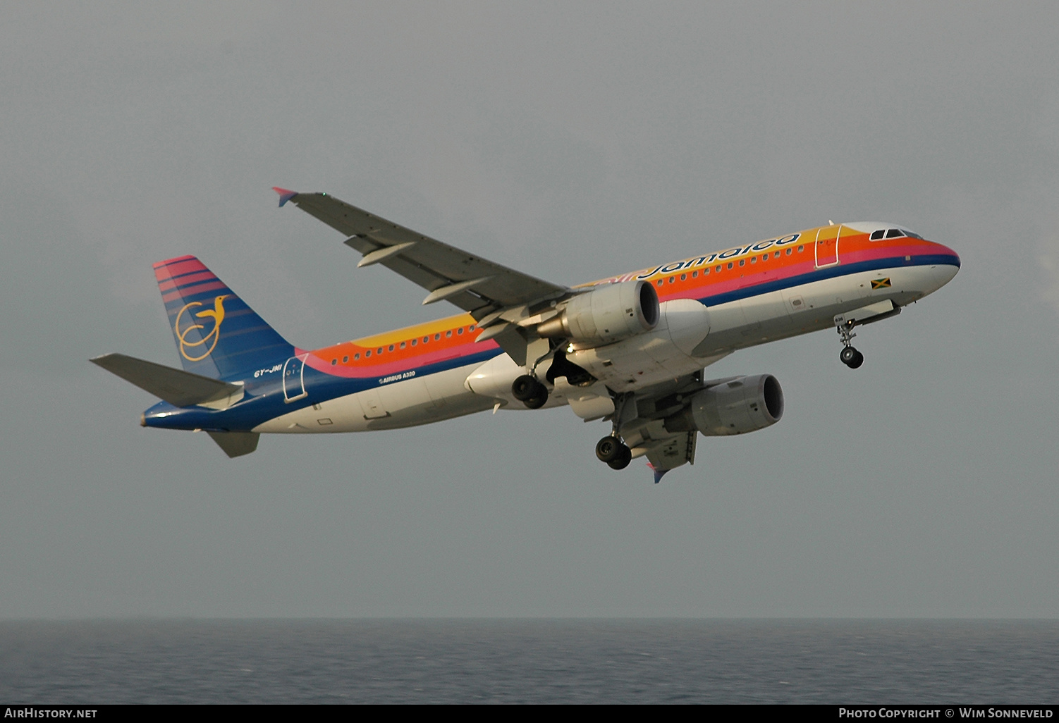 Aircraft Photo of 6Y-JMI | Airbus A320-214 | Air Jamaica | AirHistory.net #645781