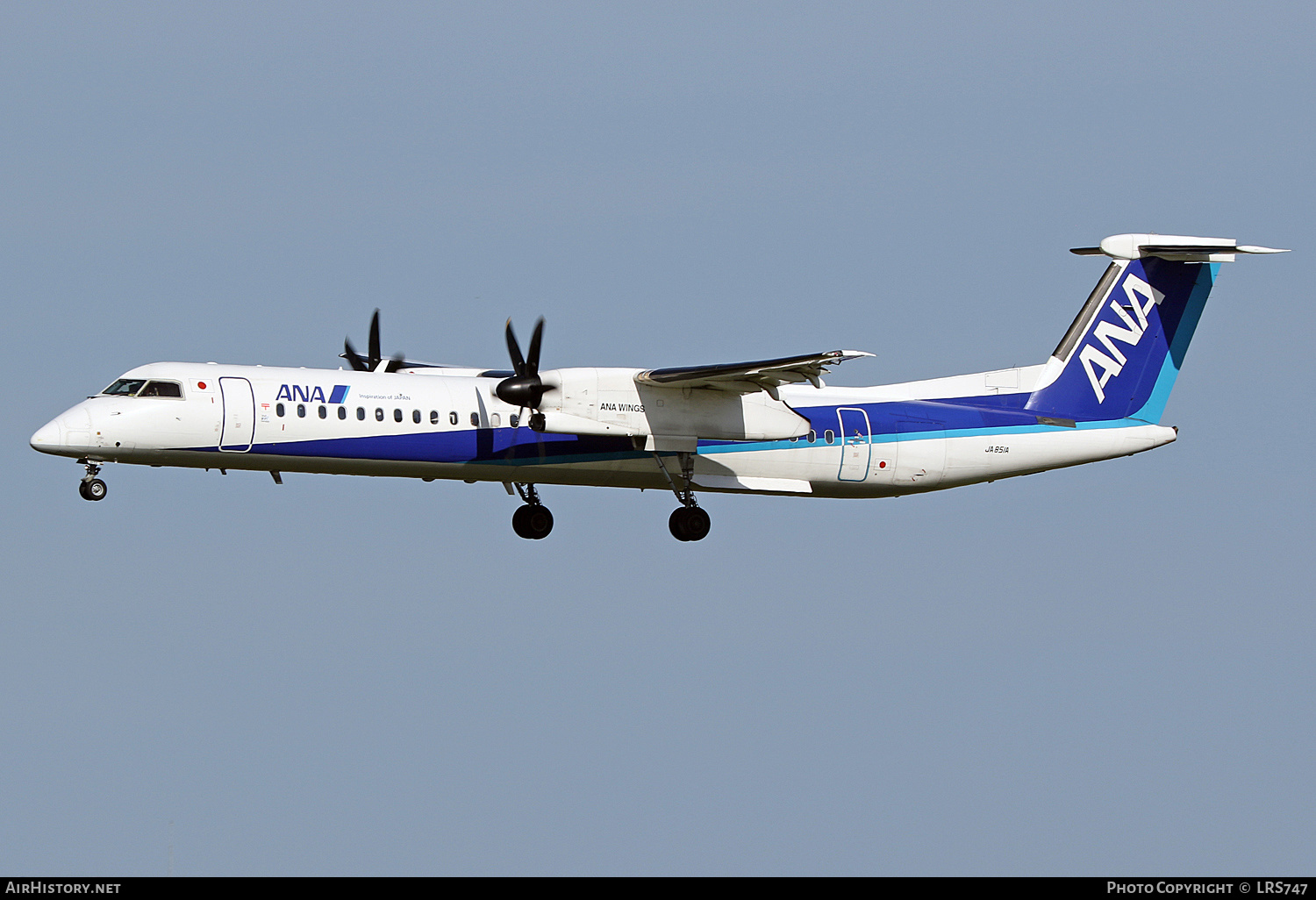 Aircraft Photo of JA851A | Bombardier DHC-8-402 Dash 8 | All Nippon Airways - ANA Wings | AirHistory.net #645783