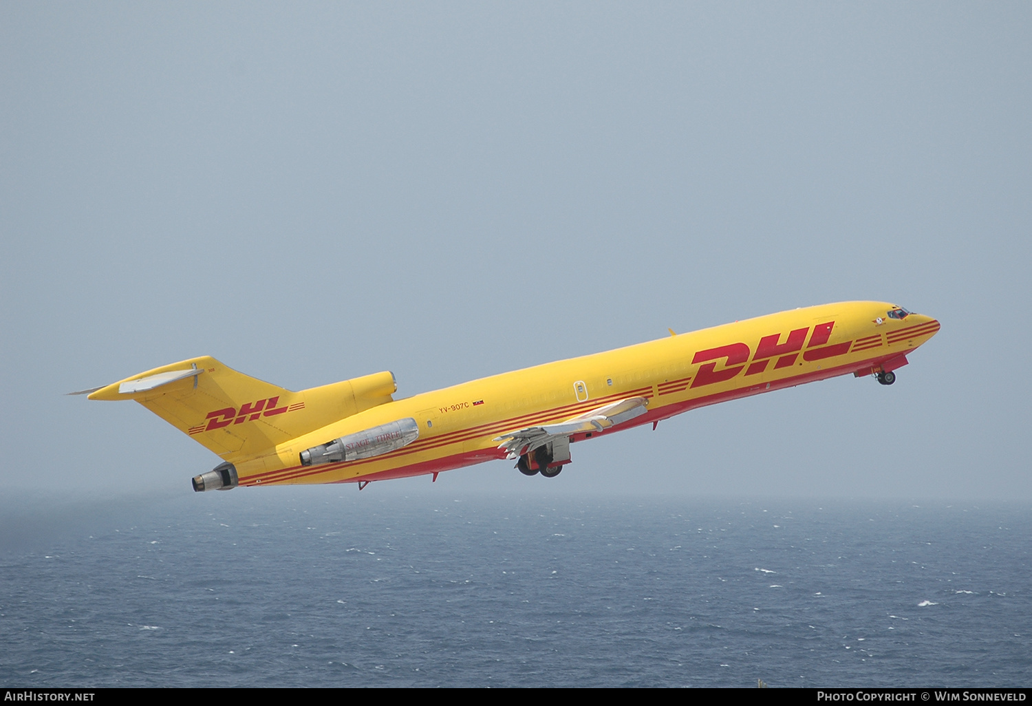 Aircraft Photo of YV-907C | Boeing 727-264/Adv(F) | DHL International | AirHistory.net #645807