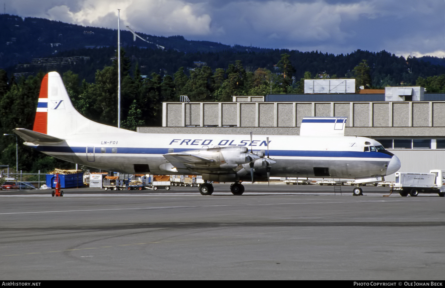 Aircraft Photo of LN-FOI | Lockheed L-188C(F) Electra | Fred. Olsen | AirHistory.net #645811