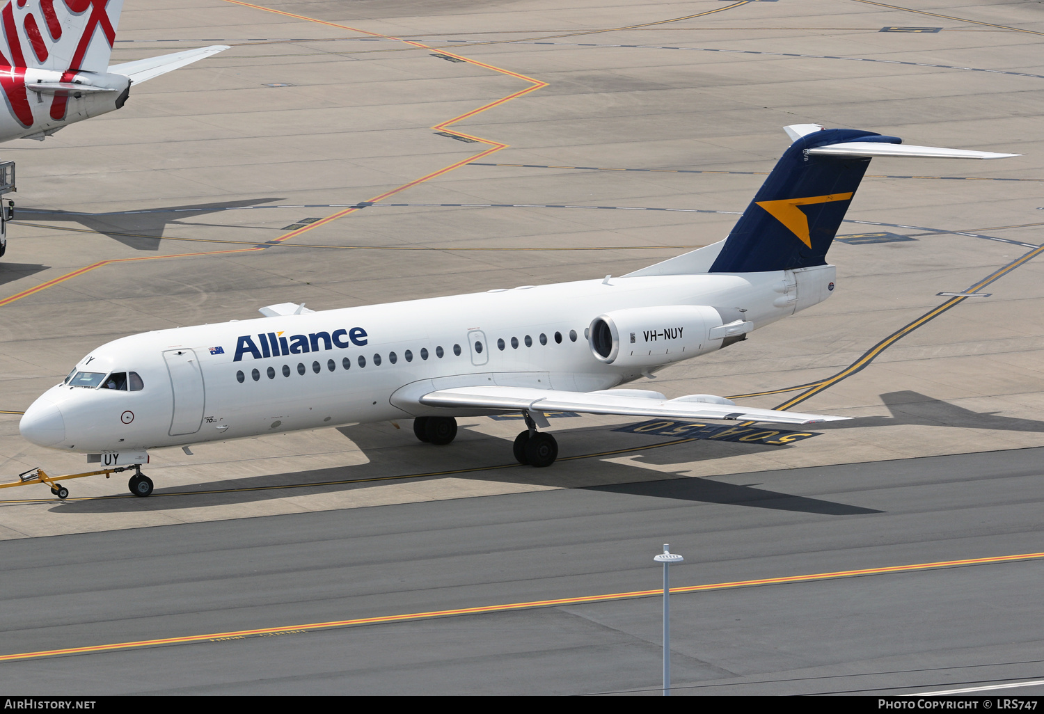 Aircraft Photo of VH-NUY | Fokker 70 (F28-0070) | Alliance Airlines | AirHistory.net #645819