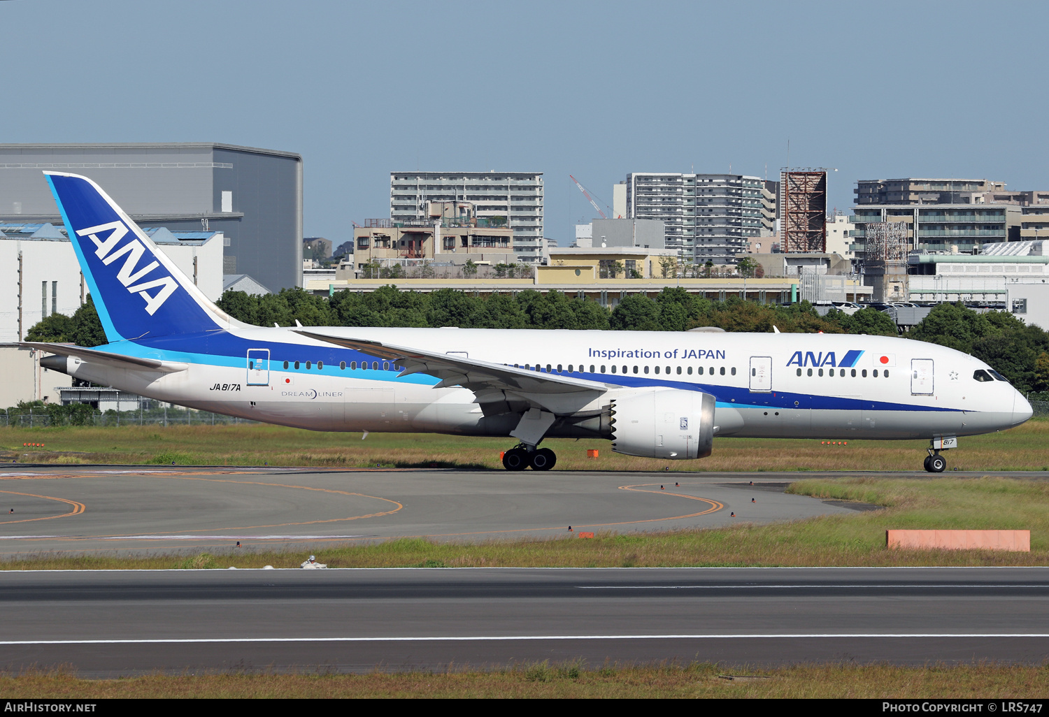 Aircraft Photo of JA817A | Boeing 787-8 Dreamliner | All Nippon Airways - ANA | AirHistory.net #645825