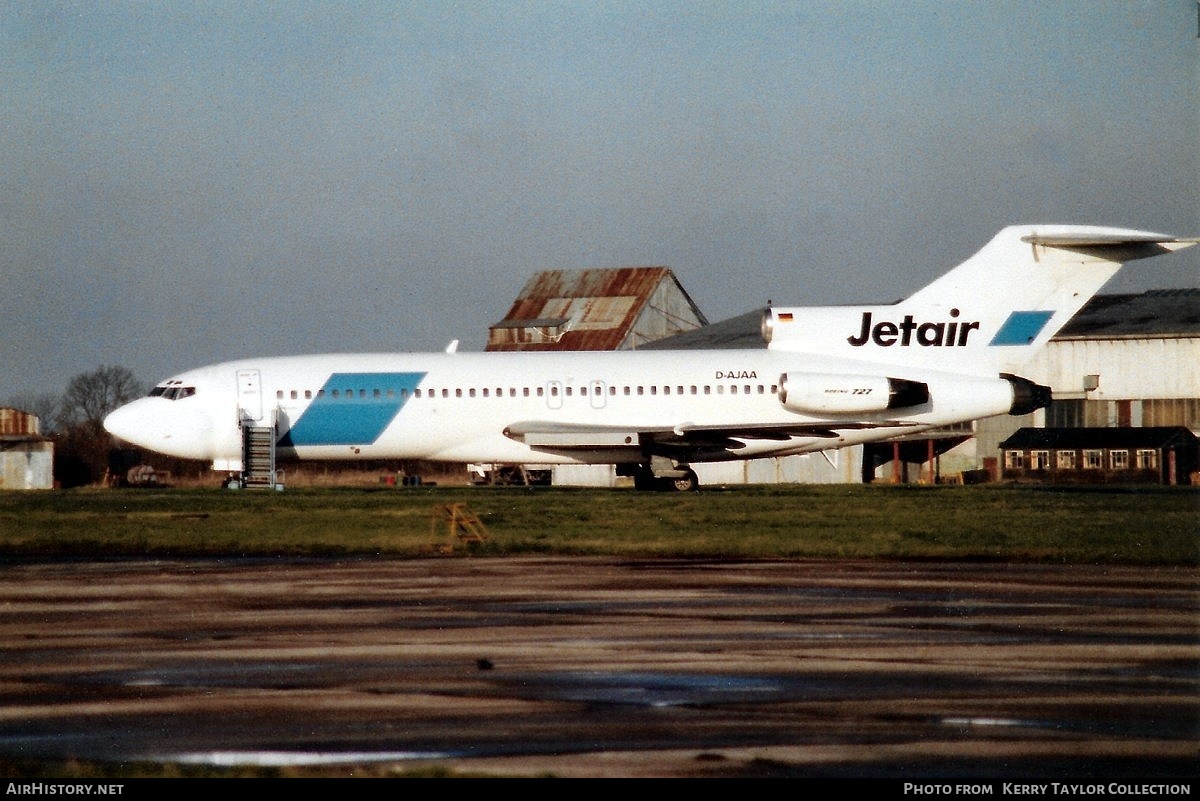 Aircraft Photo of D-AJAA | Boeing 727-81 | Jetair | AirHistory.net #645836