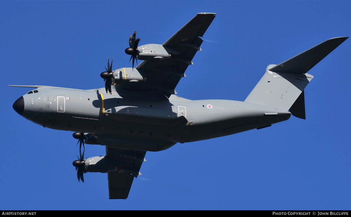 Aircraft Photo of CT-01 | Airbus A400M Atlas | Luxembourg - Air Force | AirHistory.net #645841