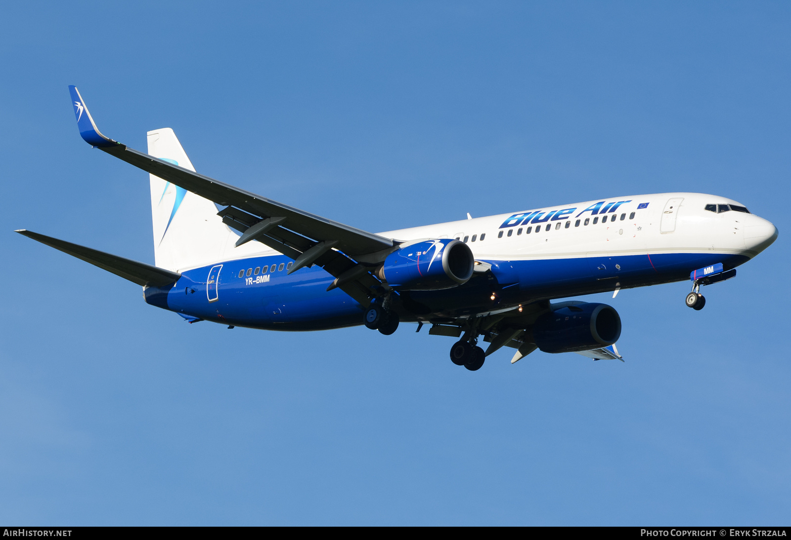 Aircraft Photo of YR-BMM | Boeing 737-82R | Blue Air | AirHistory.net #645854