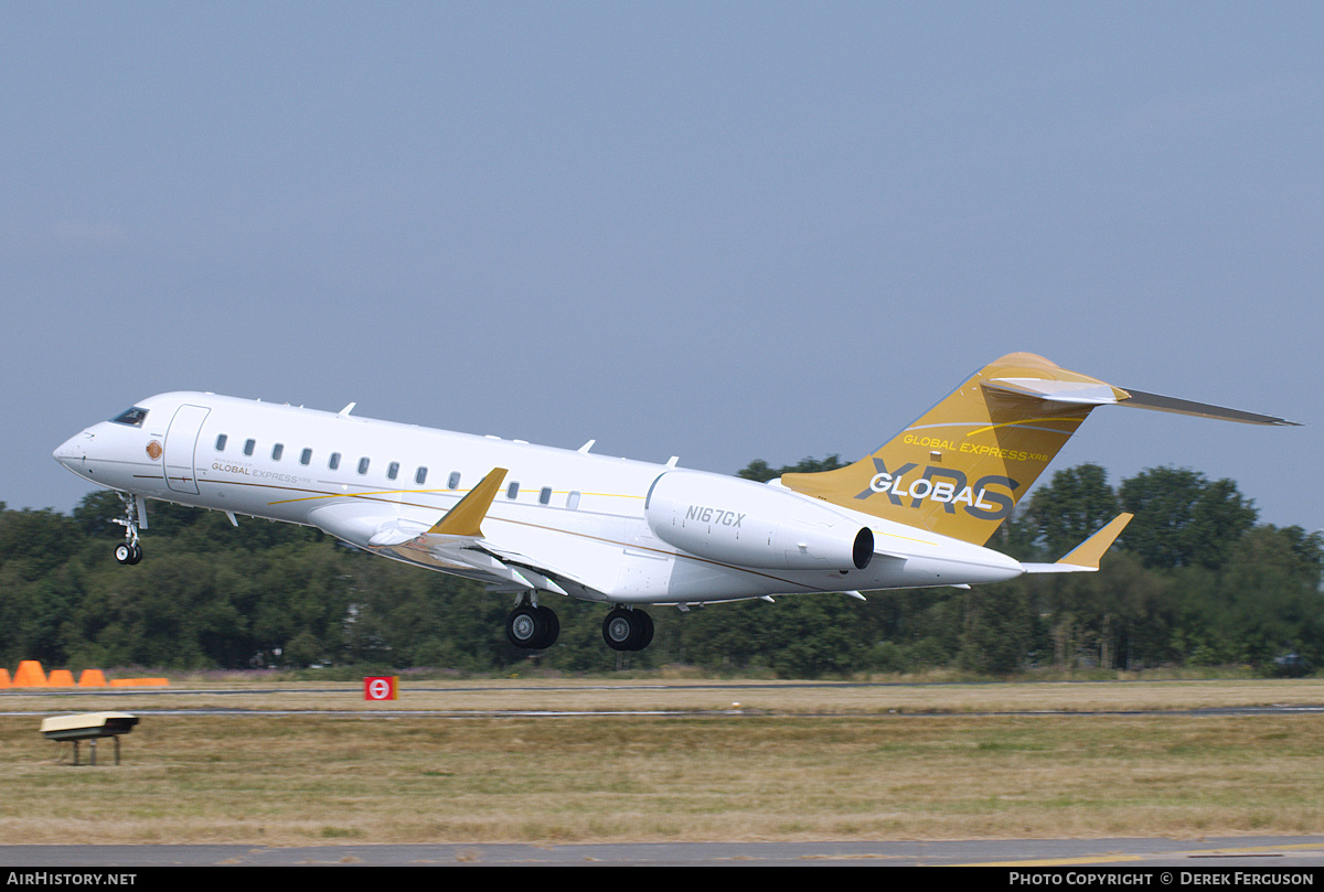 Aircraft Photo of N167GX | Bombardier Global Express XRS (BD-700-1A10) | AirHistory.net #645857