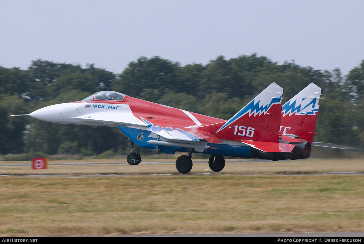 Aircraft Photo of 156 white / 156 | Mikoyan-Gurevich MiG-29OVT | Russia - Air Force | AirHistory.net #645888