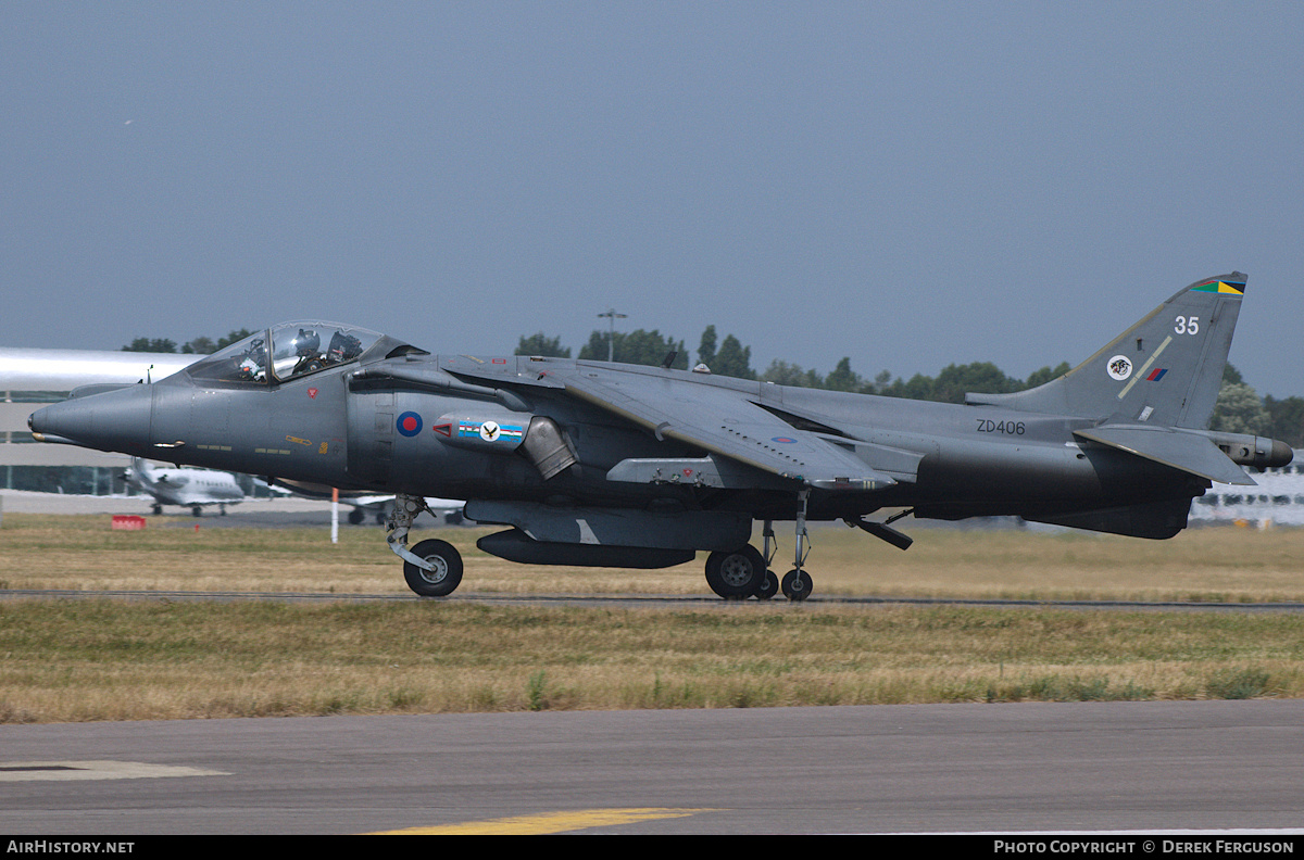 Aircraft Photo of ZD406 | British Aerospace Harrier GR7 | UK - Air Force | AirHistory.net #645889