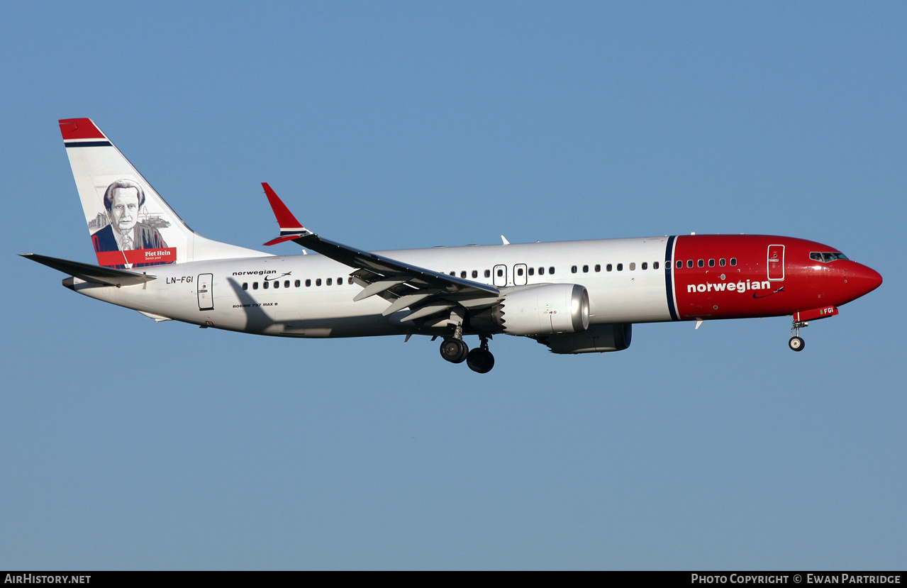 Aircraft Photo of LN-FGI | Boeing 737-8 Max 8 | Norwegian | AirHistory.net #645893