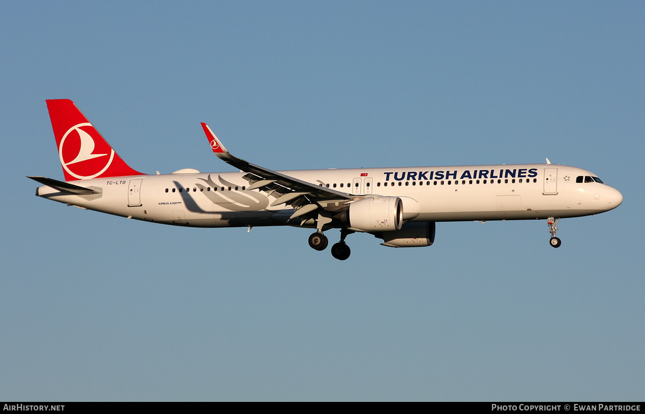 Aircraft Photo of TC-LTO | Airbus A321-271NX | Turkish Airlines | AirHistory.net #645894