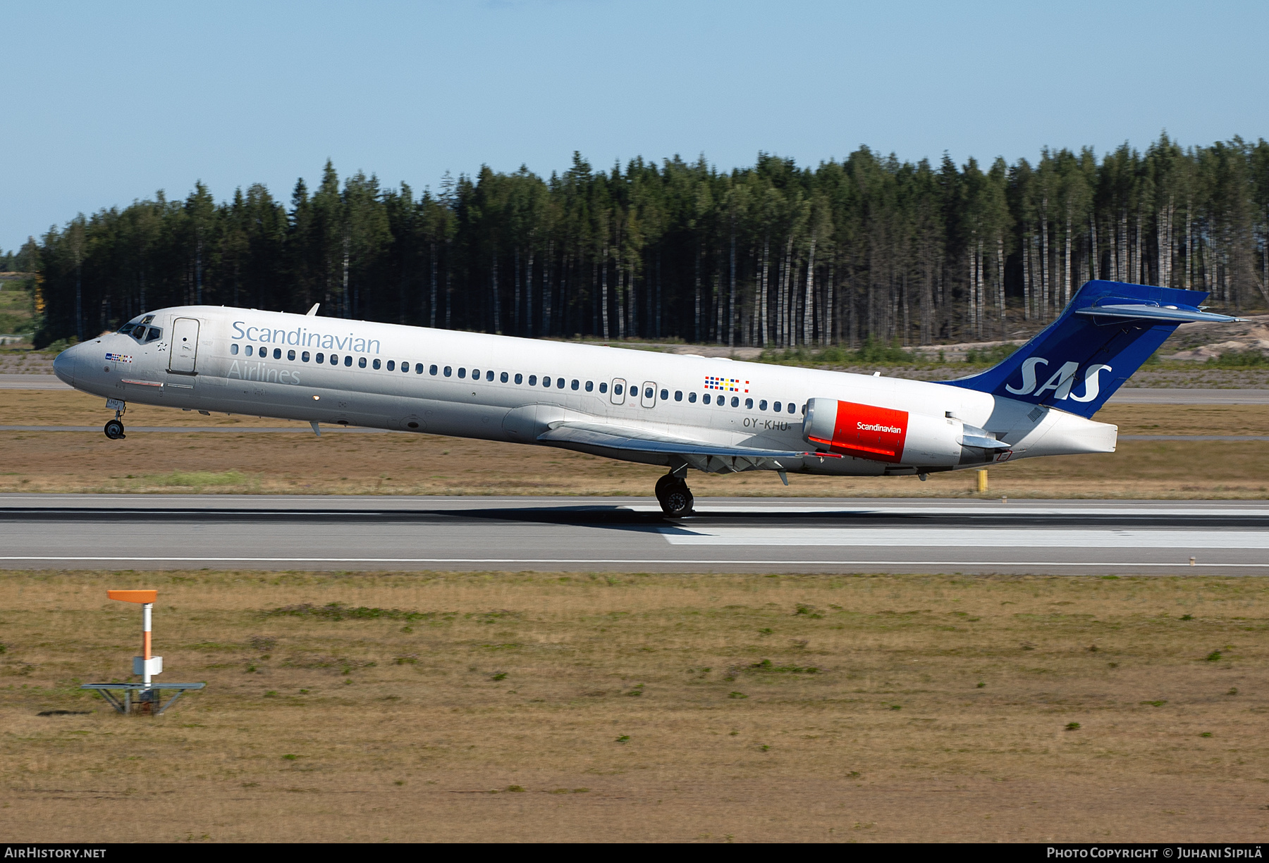 Aircraft Photo of OY-KHU | McDonnell Douglas MD-87 (DC-9-87) | Scandinavian Airlines - SAS | AirHistory.net #645919