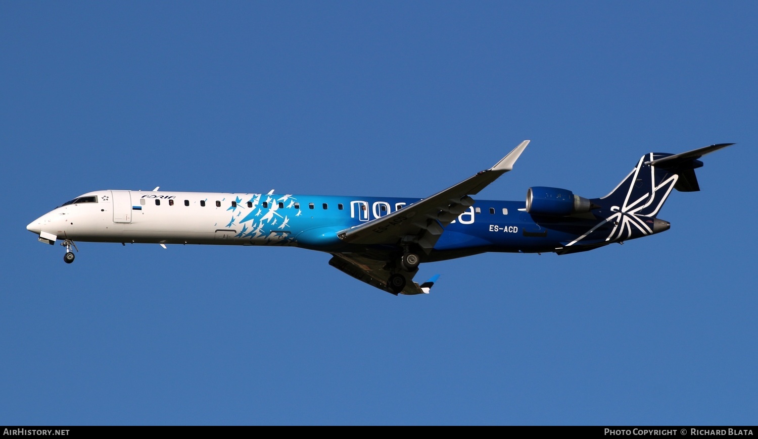 Aircraft Photo of ES-ACD | Bombardier CRJ-900ER (CL-600-2D24) | Nordica | AirHistory.net #645929