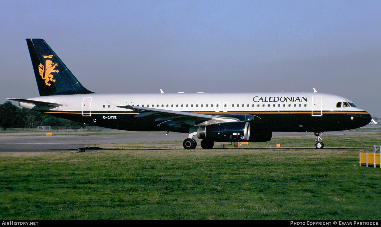 Aircraft Photo of G-CVYE | Airbus A320-231 | Caledonian Airways | AirHistory.net #645932