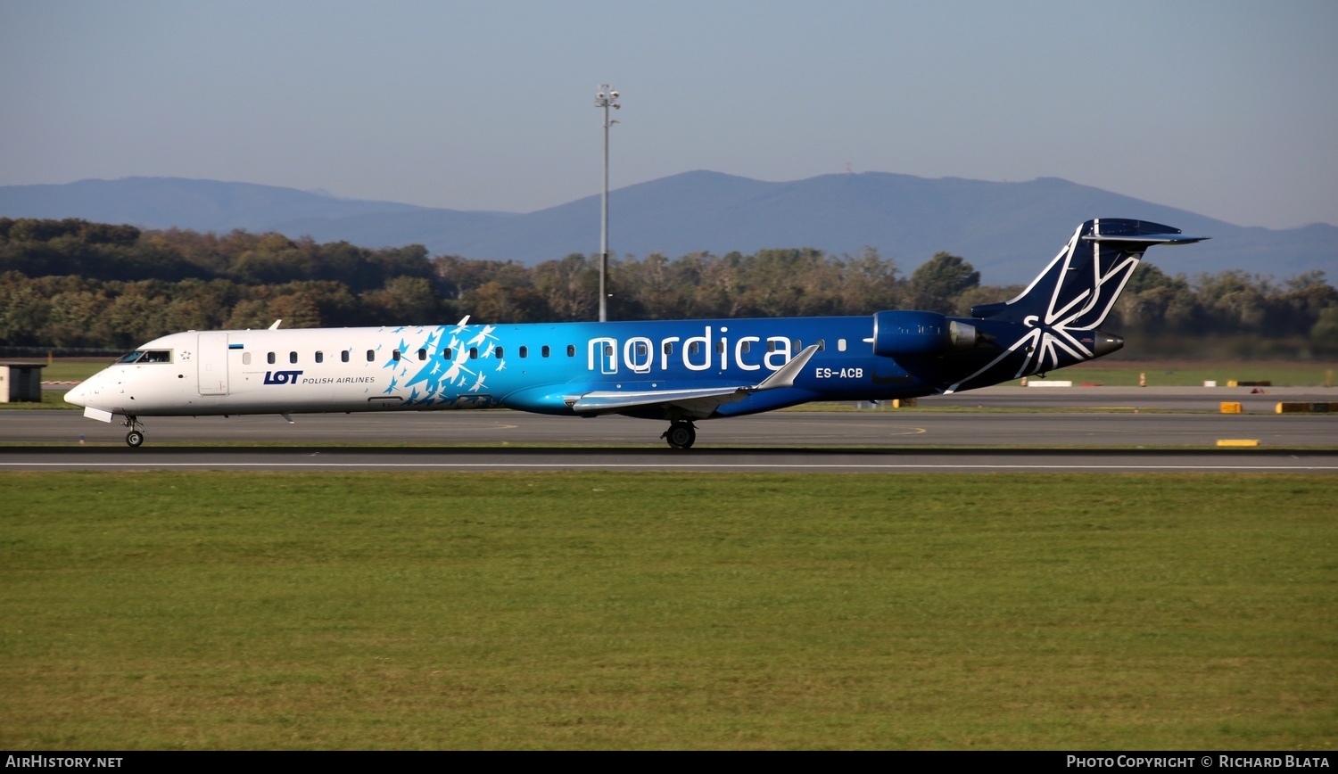 Aircraft Photo of ES-ACB | Bombardier CRJ-900 NG (CL-600-2D24) | Nordica | AirHistory.net #645948