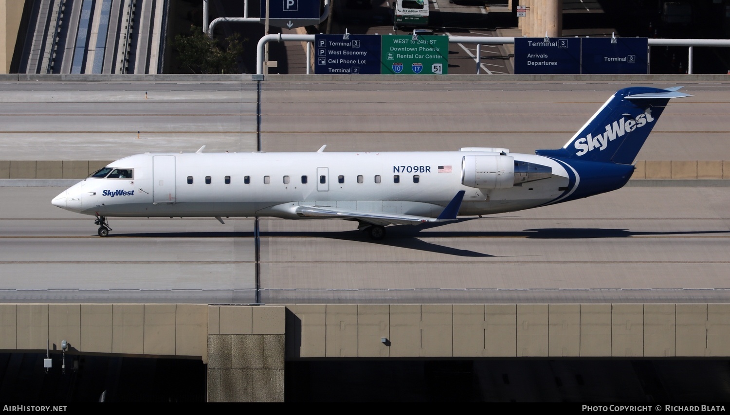 Aircraft Photo of N709BR | Bombardier CRJ-200 (CL-600-2B19) | SkyWest Airlines | AirHistory.net #645951
