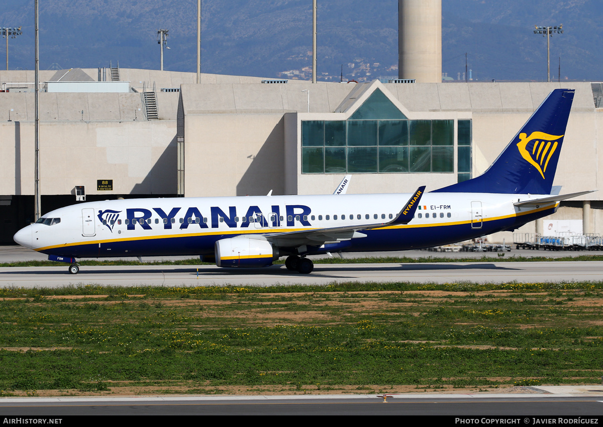 Aircraft Photo of EI-FRM | Boeing 737-8AS | Ryanair | AirHistory.net #646017