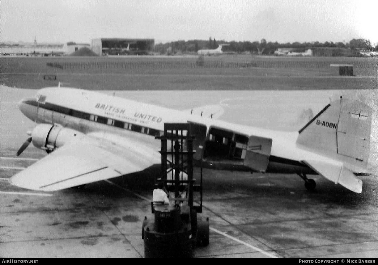 Aircraft Photo of G-AOBN | Douglas C-53D Skytrooper | British United Airways - BUA | AirHistory.net #646021