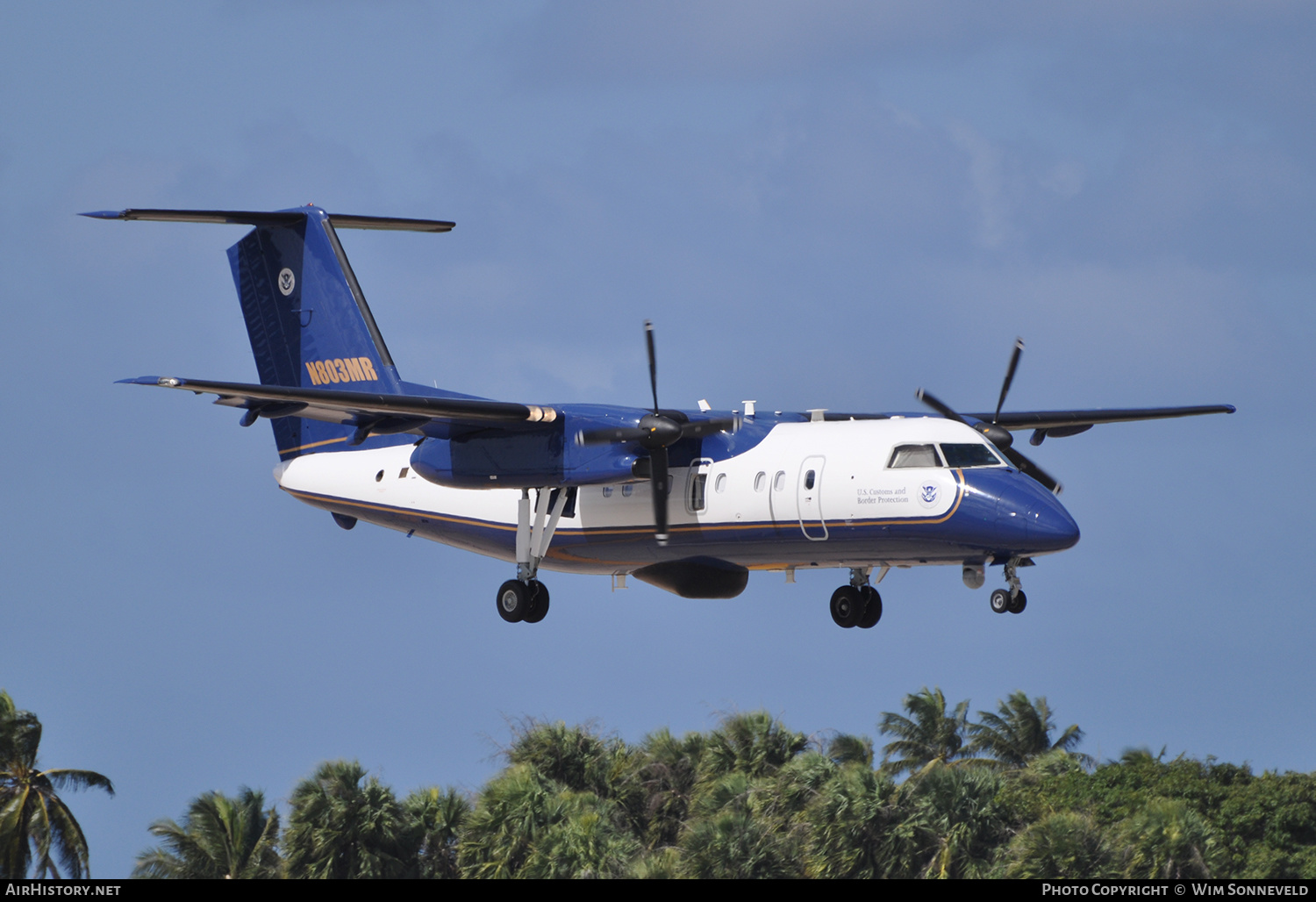 Aircraft Photo of N803MR | Bombardier DHC-8-202Q/MPA | USA - Customs | AirHistory.net #646053