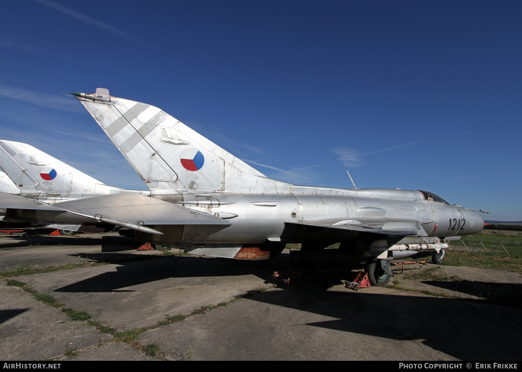 Aircraft Photo of 1212 | Mikoyan-Gurevich MiG-21PF | Czechia - Air Force | AirHistory.net #646086