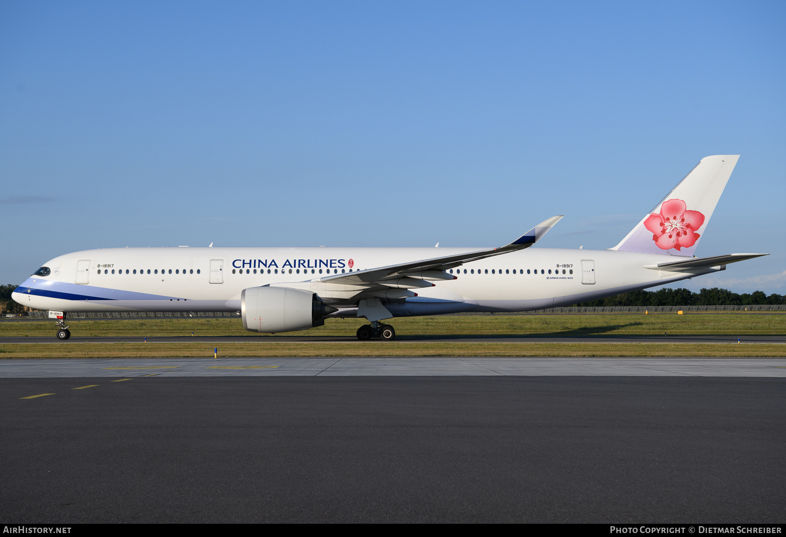 Aircraft Photo of B-18917 | Airbus A350-941 | China Airlines | AirHistory.net #646087