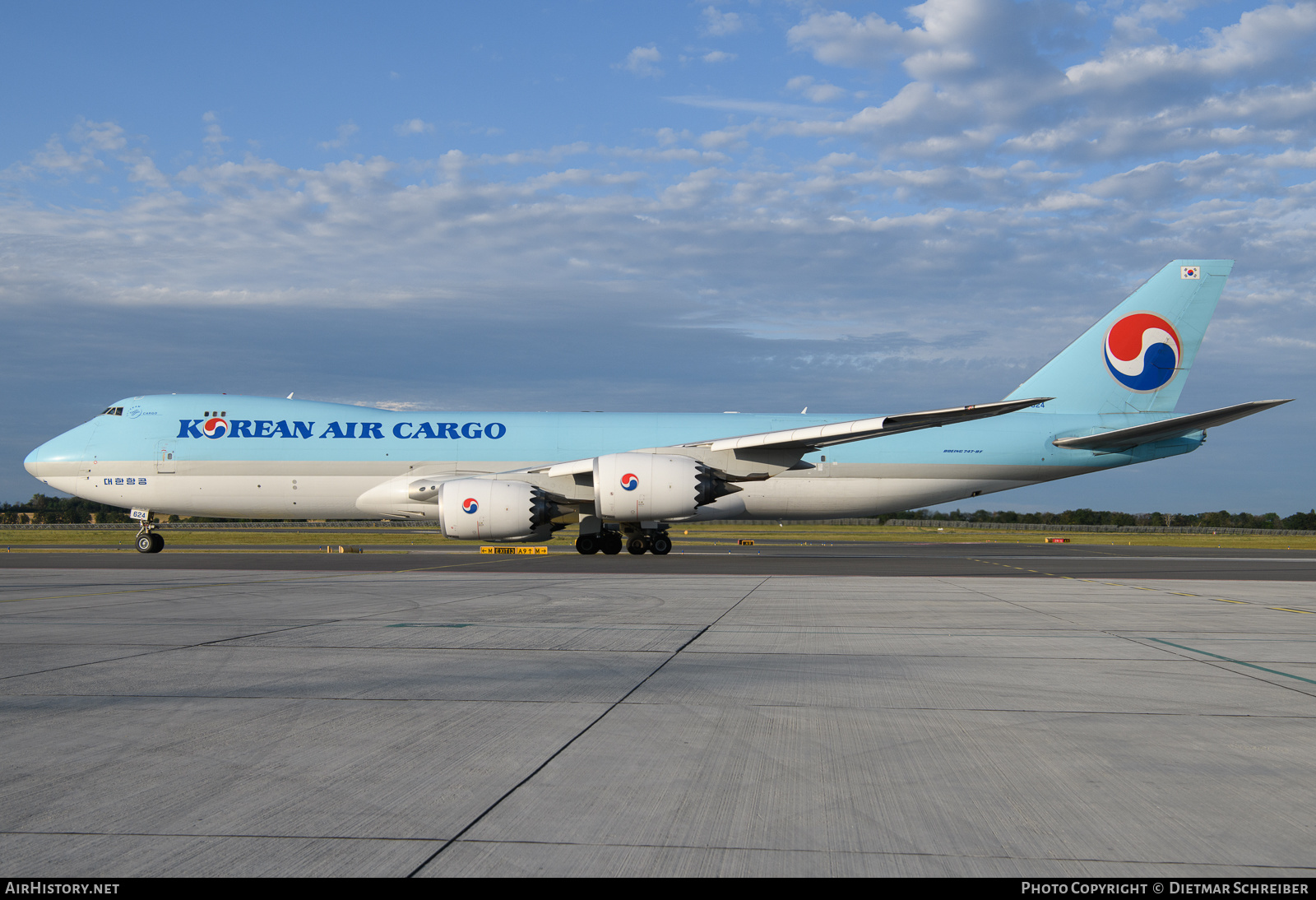 Aircraft Photo of HL7624 | Boeing 747-8B5F/SCD | Korean Air Cargo | AirHistory.net #646090