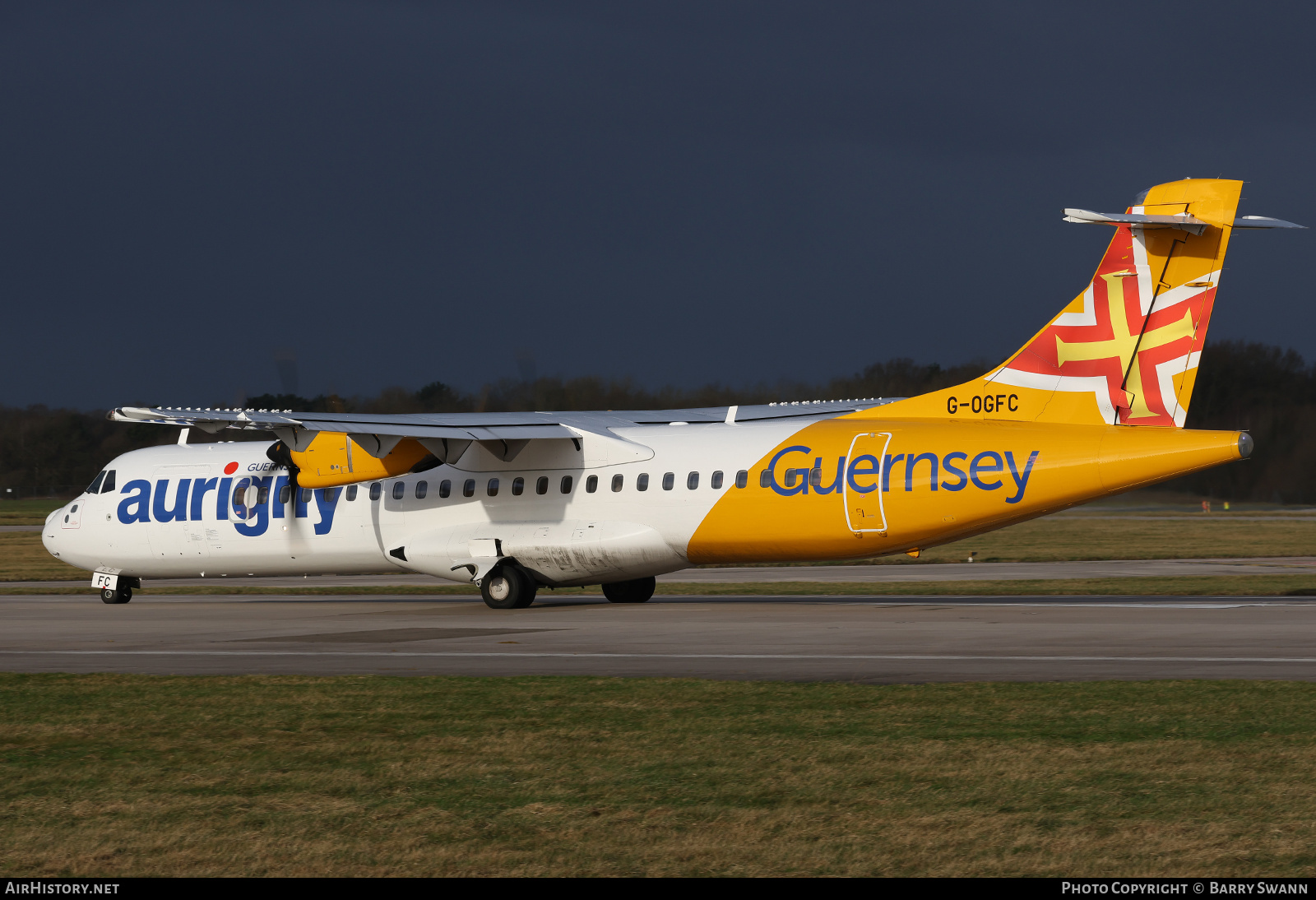 Aircraft Photo of G-OGFC | ATR ATR-72-600 (ATR-72-212A) | Aurigny Air Services | AirHistory.net #646122