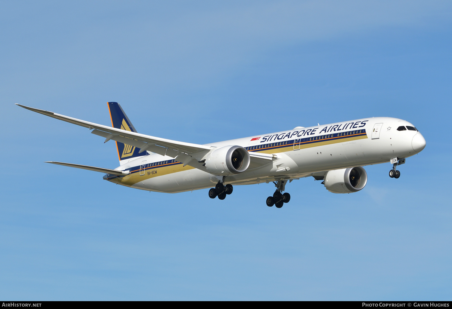 Aircraft Photo of 9V-SCW | Boeing 787-10 Dreamliner | Singapore Airlines | AirHistory.net #646124