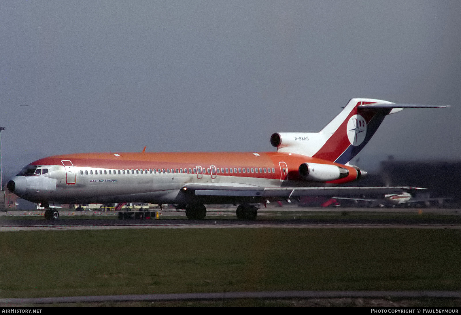 Aircraft Photo of G-BKAG | Boeing 727-217/Adv | Dan-Air London | AirHistory.net #646183