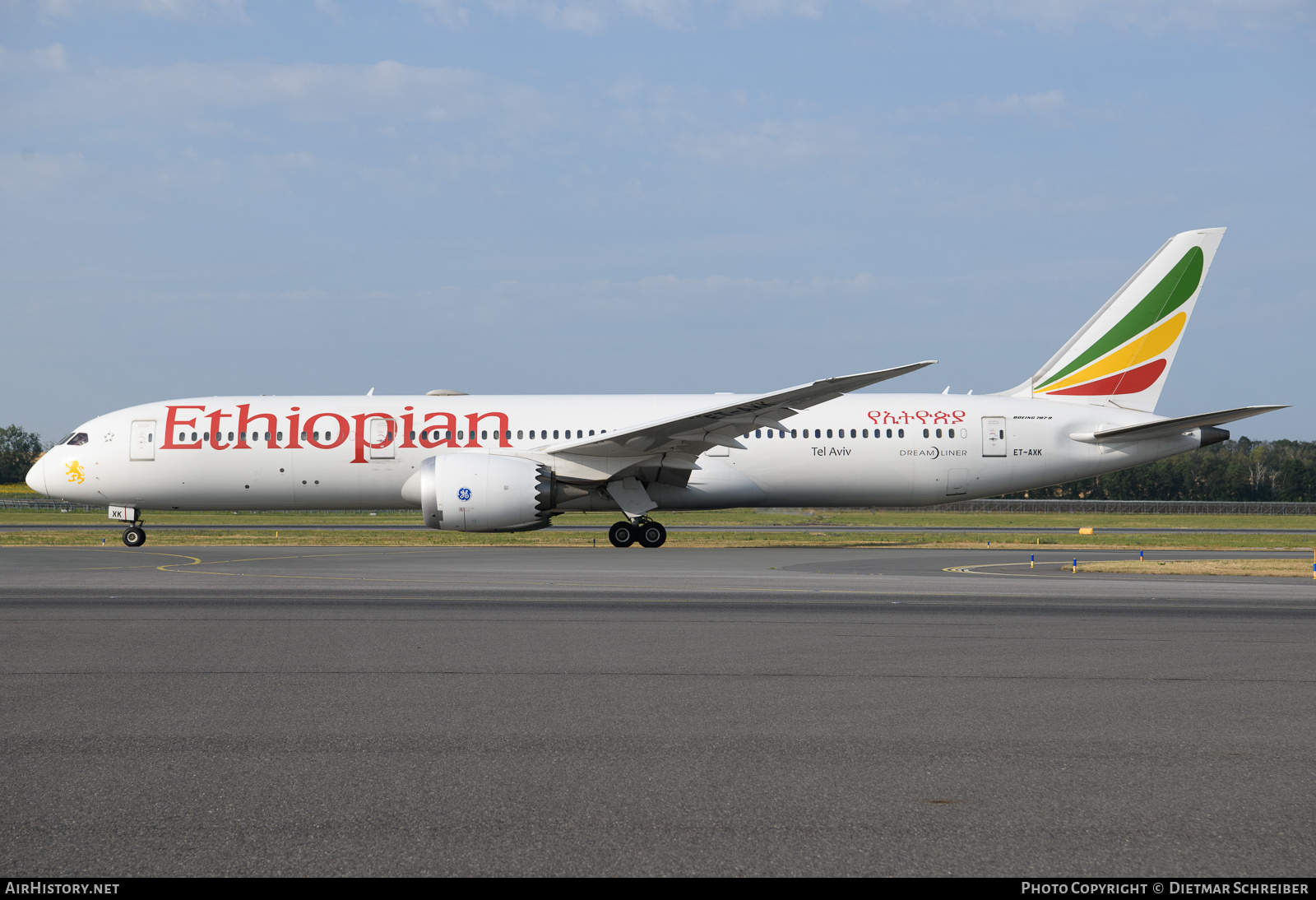 Aircraft Photo of ET-AXK | Boeing 787-9 Dreamliner | Ethiopian Airlines | AirHistory.net #646197